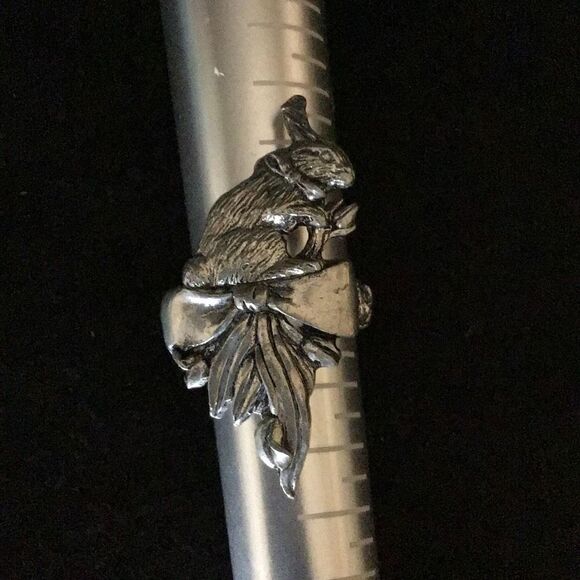 Bunny ring vintage 1990by Metzke Size 9 - Picture 1 of 4